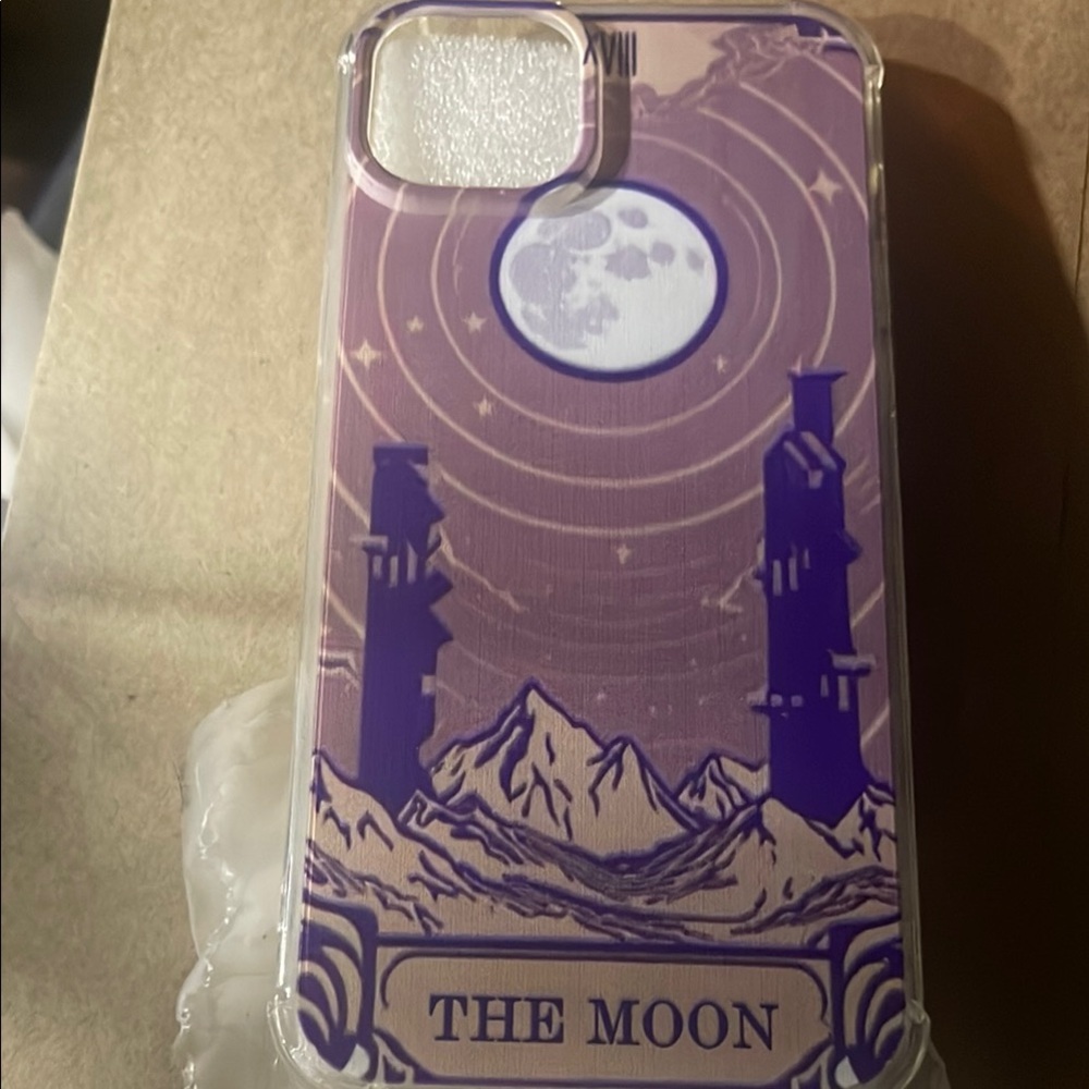 New unused I phone 15 Purple Tarot Card Phone Case